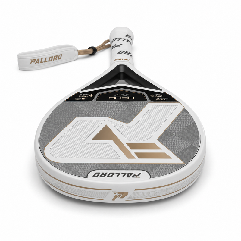 Palloro Aero X7 padel racket three-quarter view