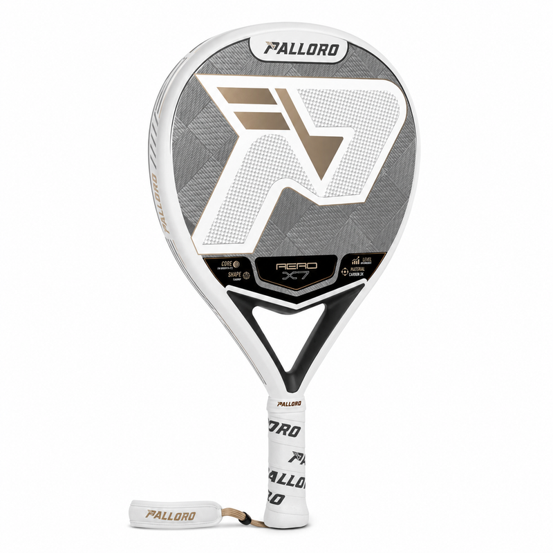 Palloro Aero X7 padel racket side profile