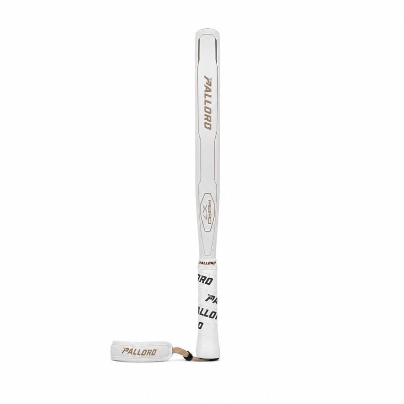 Palloro Aero X7 padel racket low-angle view