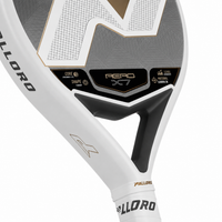 Palloro Aero X7 padel racket handle angle