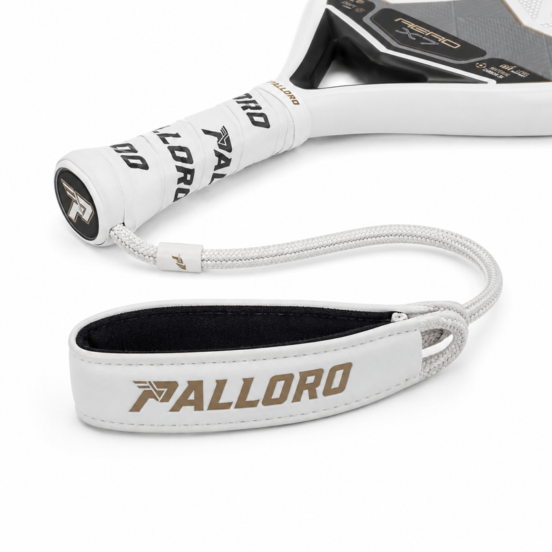 Palloro Aero X7 padel racket wrist strap detail
