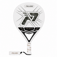 Palloro Celeste Alpha padel racket front view