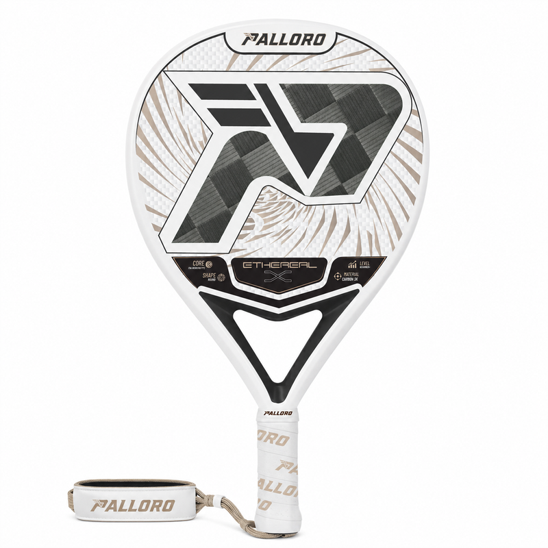 Palloro Ethereal X padel racket front view